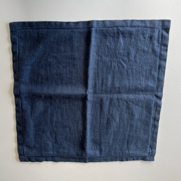 Pottery Barn Accents Pottery Barn Blue Linen Pillow Cover 2 X 20